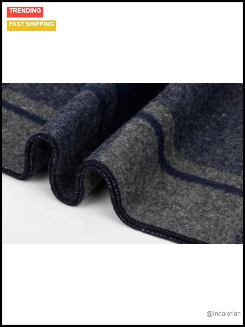 Winter Plaid Scarf Thick Warm Shawl Long Tartan Scarf